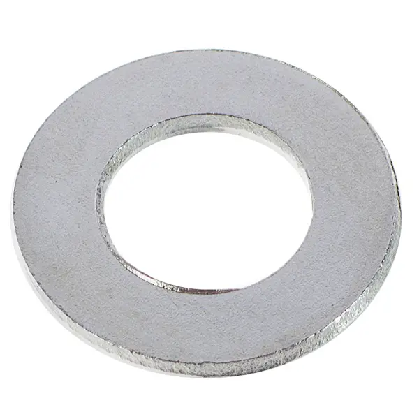 Шайба DIN 125A 8 мм оцинкованная сталь цвет серебристый на вес (ок.625шт./кг.)