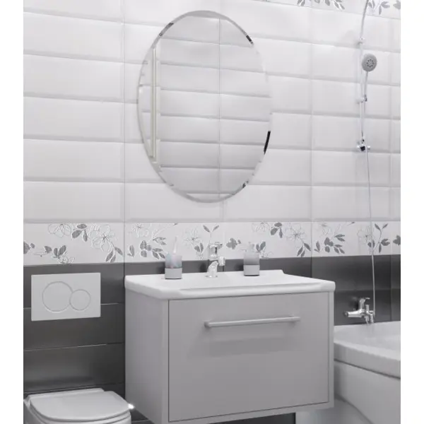 Зеркало для ванной Omega Glass NNF107 50x70 см овальное