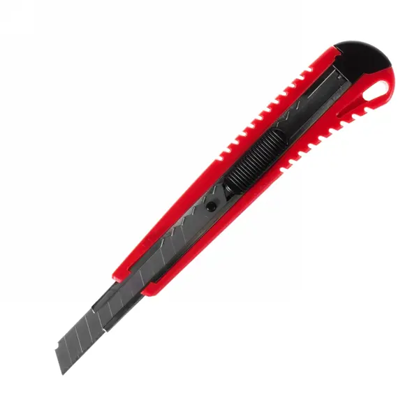 Нож 9 мм металлическая направляющая, пластиковая ручка