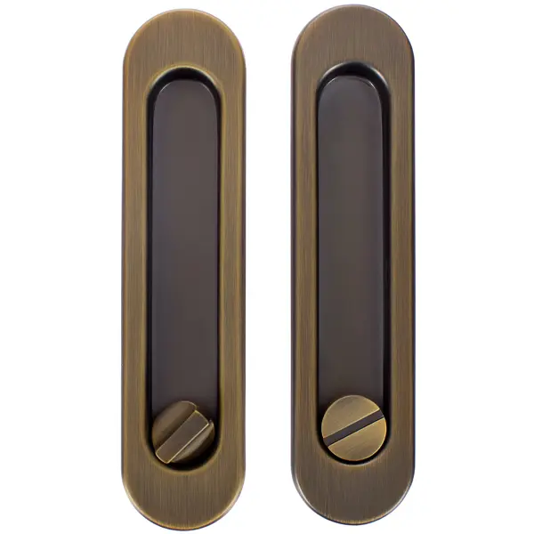Ручка для раздвижных дверей с механизмом SH011-BK WAB-11, цвет матовая бронза
