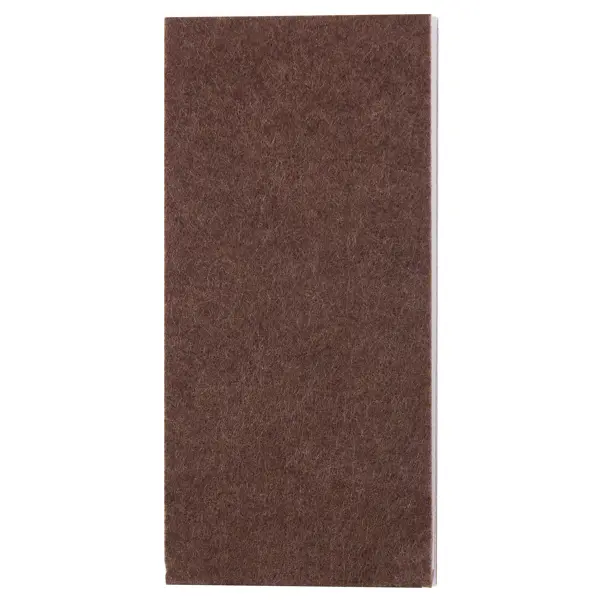 Лист фетра Standers 100x8.5 см прямоугольный войлок цвет коричневый