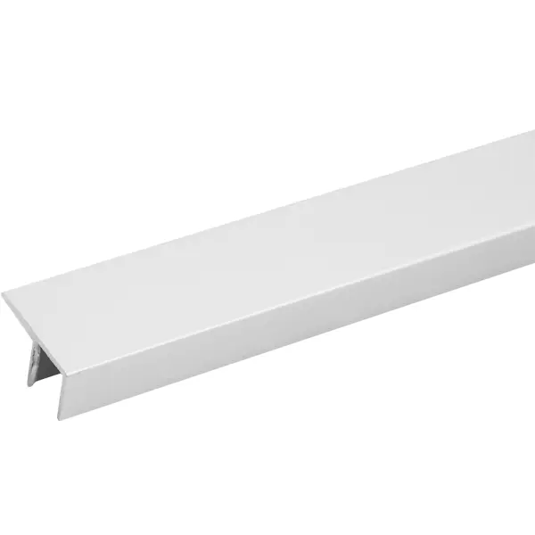 Планка для стеновой панели угловая F-образная 60x1.8x0.6 см алюминий