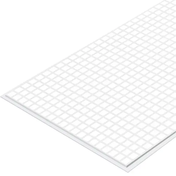 Стеновая панель ПВХ 960x485x0.3 мм Мозаика белая 0.47 м?