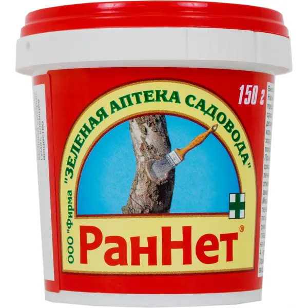 Паста-замазка для дезинфекции и заживления ран деревьев «Раннет» 150 г