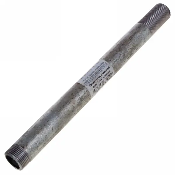 Сгон удлинённый d 20 мм L 0.3 м оцинкованная сталь
