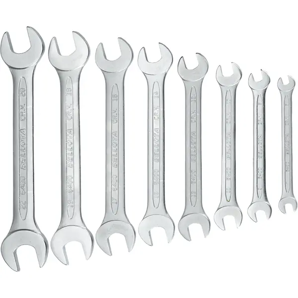 Набор ключей рожковых Bellota 6490-8 6-22 мм, 8 предметов
