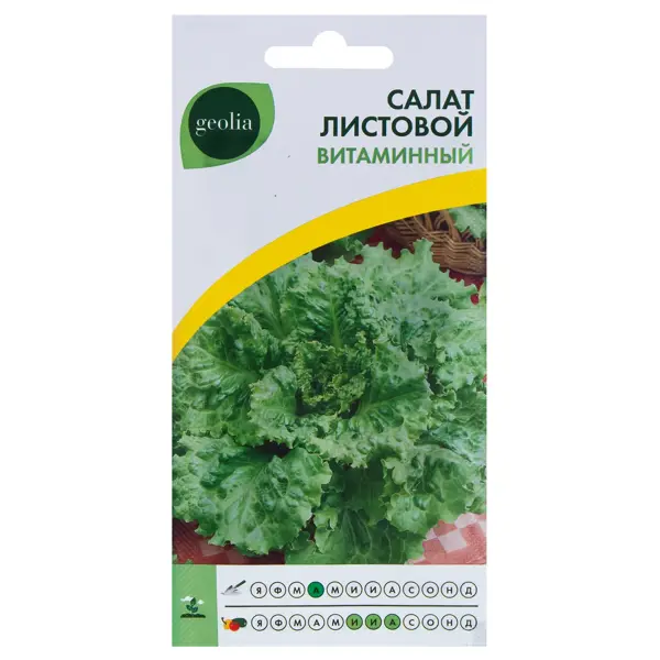Семена Салат листовой Geolia «Витаминный»