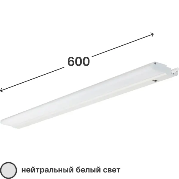 Панель светодиодная Uniel ULI-F41-9.5W/DIM 600 мм