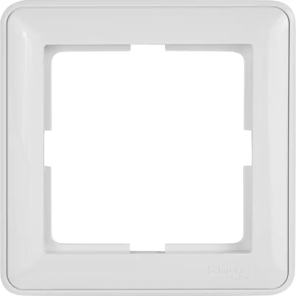 Рамка для розеток и выключателей Schneider Electric W59 1 пост, цвет белый