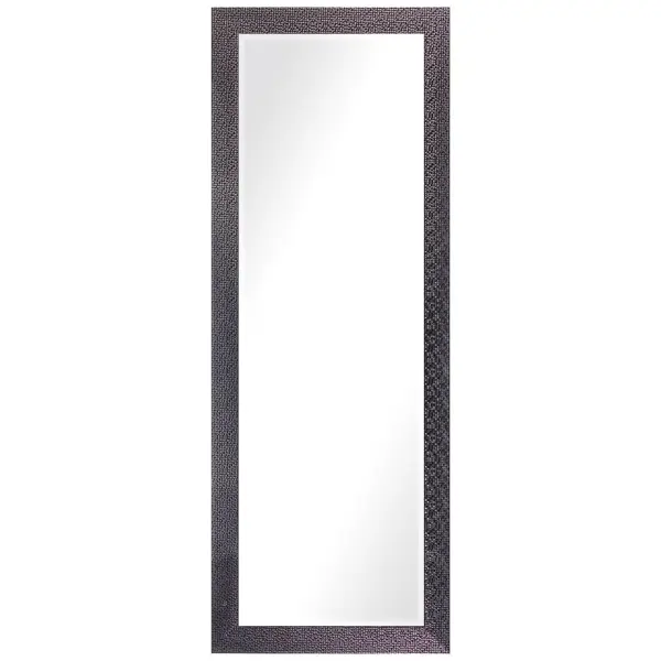 Зеркало в раме Мозаика прямоугольное 60х160 см цвет чёрный
