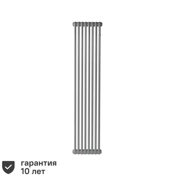 Радиатор Irsap Tesi 21800 трубчатый 1735/65 8 секций боковое подключение сталь двухсторонний цвет серый