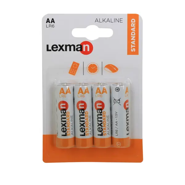 Батарейка алкалиновая Lexman LR6 АА 4 шт.
