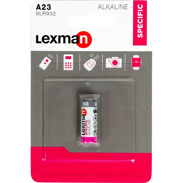 Батарейка Lexman A23 алкалиновая 1 шт.
