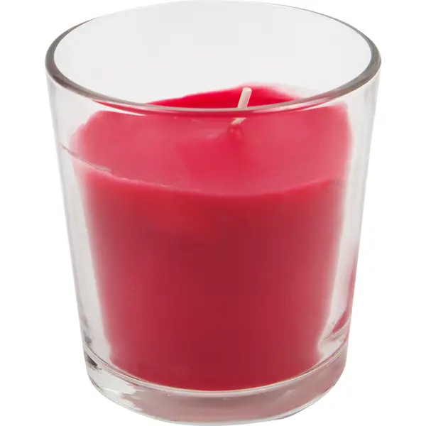 Свеча ароматизированная в стакане «Клубника»
