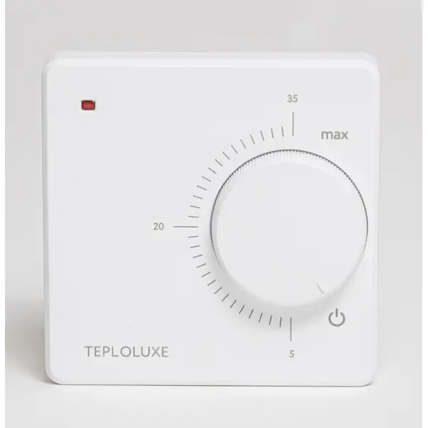 Терморегулятор для теплого пола Теплолюкс LC001 механический цвет белый