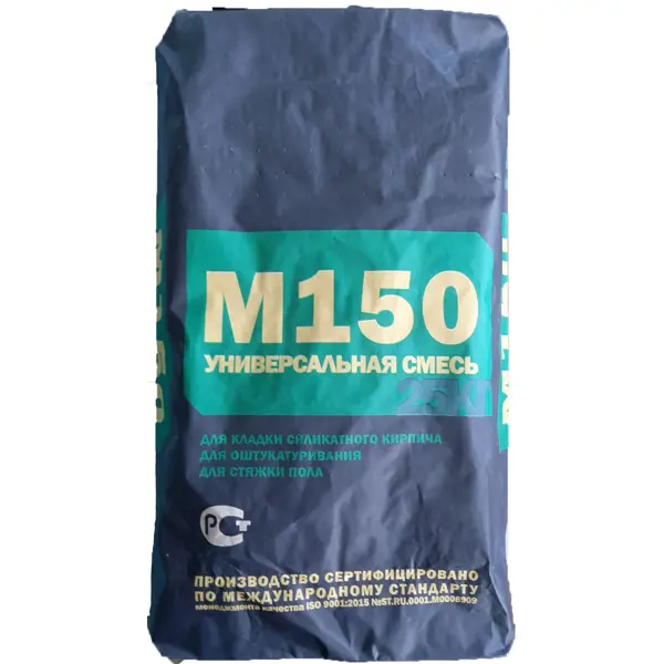 Смесь цементно-песчаная M150 (ЦПС) универсальная 25 кг