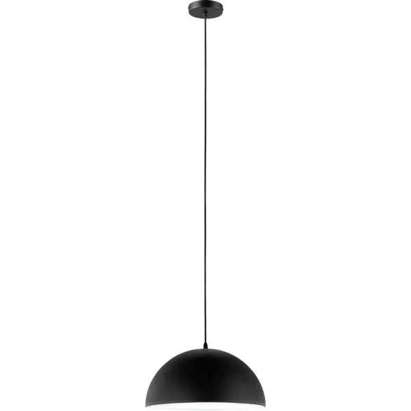 Светильник подвесной Inspire «Cedar», 1 лампа, 3 м?, цвет чёрный матовый