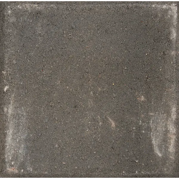 Плитка тротуарная вибропрессованная, 300x300x60 мм цвет чёрный