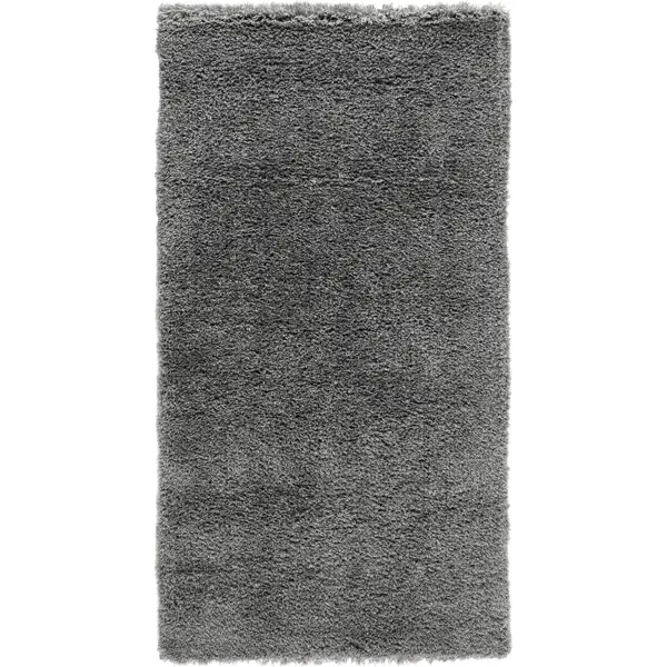 Ковер полиэстер Ribera 60x110 см цвет темно-серый