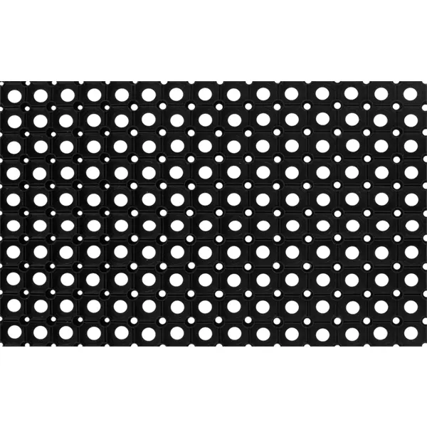 Коврик Inspire Flavio 40x60 см резина цвет чёрный