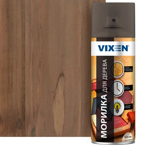 Морилка для дерева Vixen 520 мл цвет тёмный орех