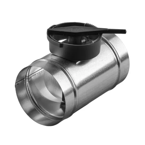 Дроссель-клапан для круглых воздуховодов Ore D125 мм металл