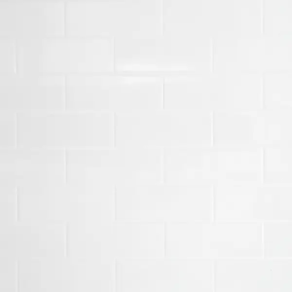 Стеновая панель Компакт брик 240x0.4x60 см HPL-пластик цвет белый
