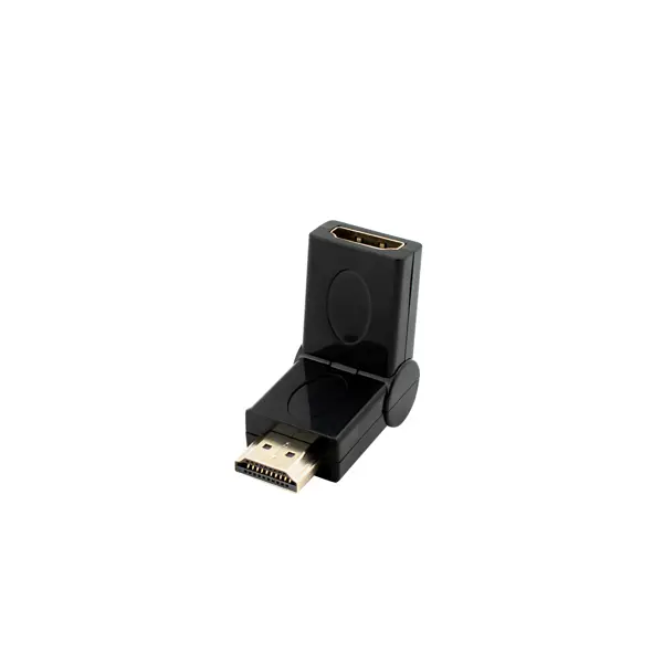 Переходник HDMI-HDMI Oxion гнездо-штекер, поворотный