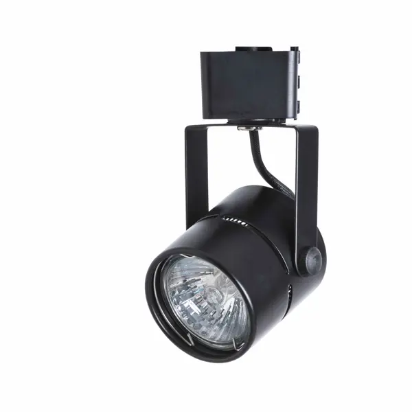 Трековый светильник «Mizar» со сменной лампой GU10 50 Вт, цвет черный
