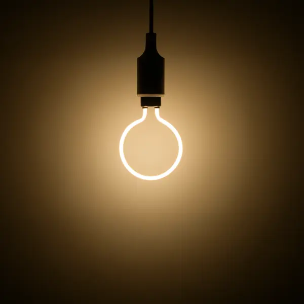 Лампа светодиодная Gauss Bulbless G95 E27 230 В 4 Вт круг декоративный 390 лм, тёплый белый свет
