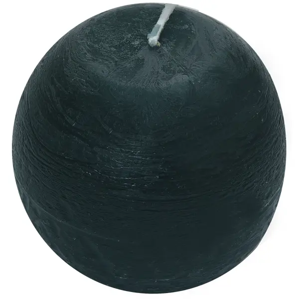 Свеча-шар «Рустик» 8 см цвет тёмно-зелёный