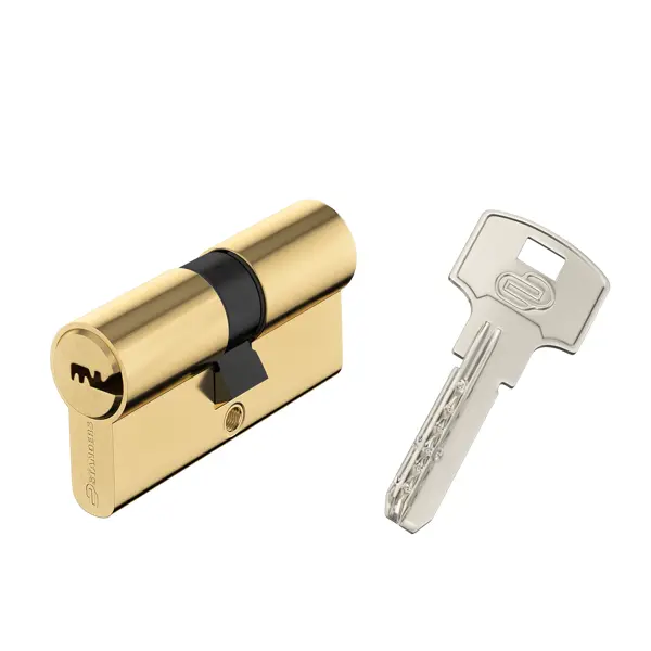 Цилиндр Standers TTBL1-3030, 30x30 мм, ключ/ключ, цвет латунь