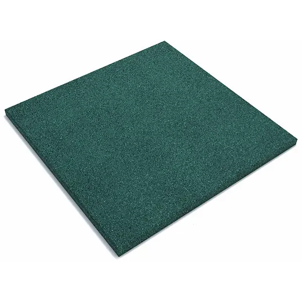 Резиновая плитка 500x500x20 зеленый