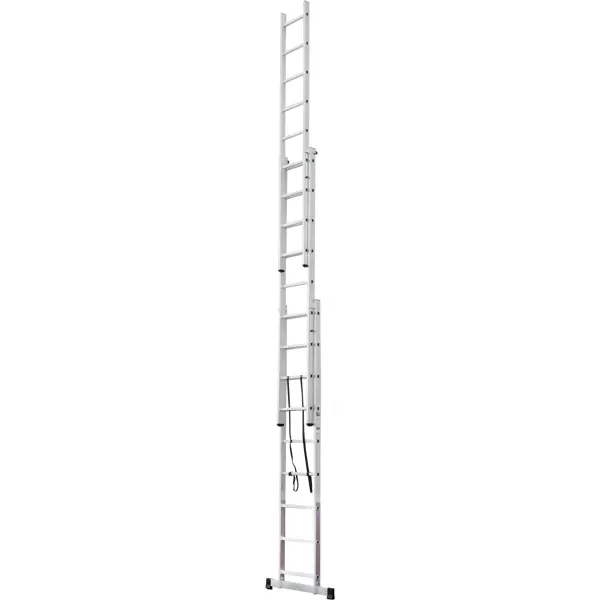 Лестница раскладная выдвижная 3-секционная Standers до 5.66м 8 ступеней