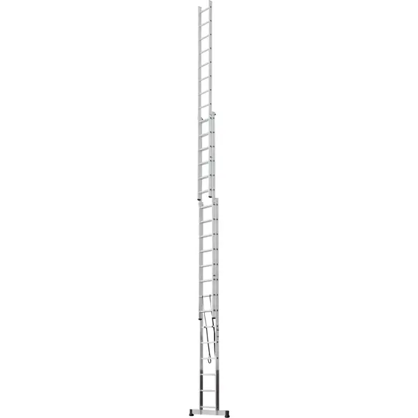 Лестница раскладная выдвижная 3-секционная Standers до 9.83м 14 ступеней