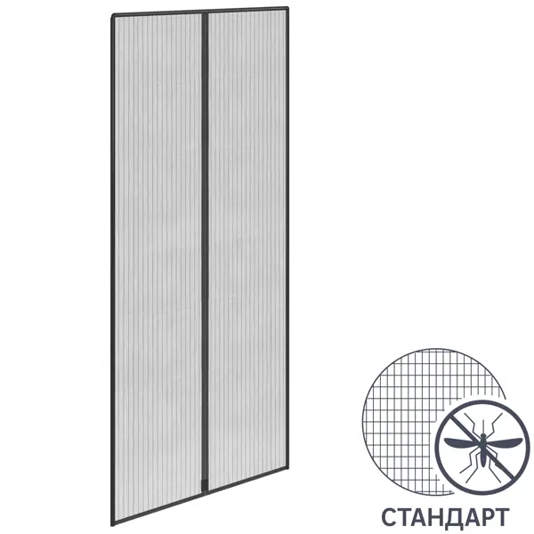 Москитная сетка на дверь с магнитной лентой Artens 150х230 см (комплект для сборки)