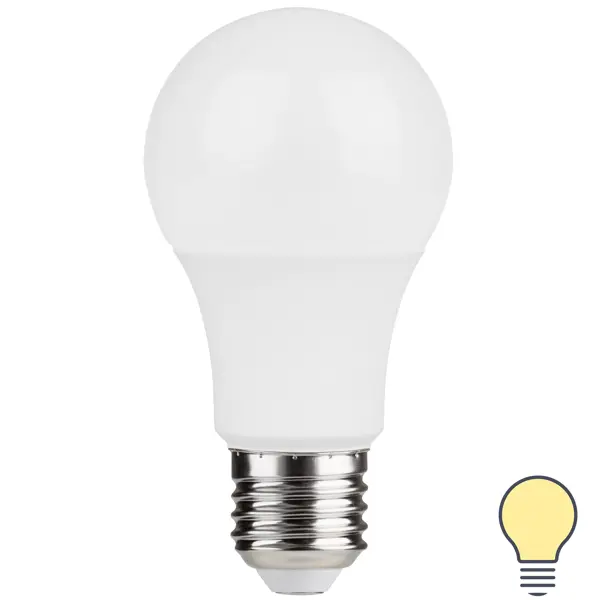 Лампа светодиодная Osram А60 E27 220-240 В 8.5 Вт груша матовая 800 лм, теплый белый свет