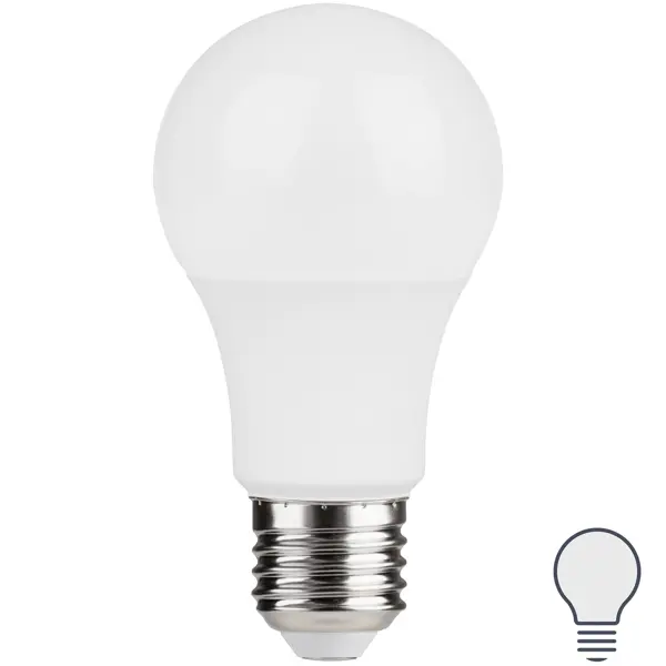 Лампа светодиодная Osram А60 E27 220-240 В 8.5 Вт груша матовая 800 лм, нейтральный белый свет
