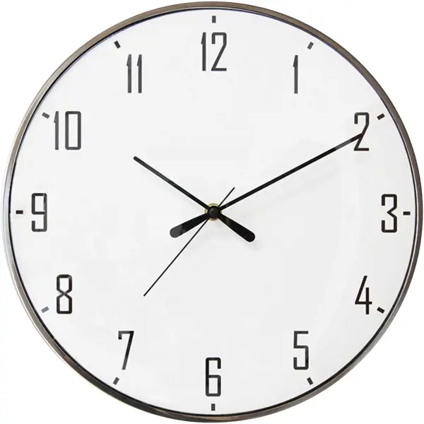 Часы настенные Apeyron ML200-916 ?33 см металл цвет серебристый