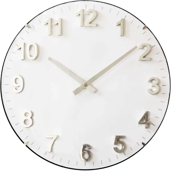 Часы настенные Apeyron PL200-926 ?30.5 см пластик цвет белый