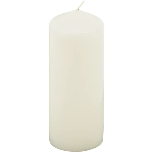 Свеча-столбик 60x170 мм, цвет белый