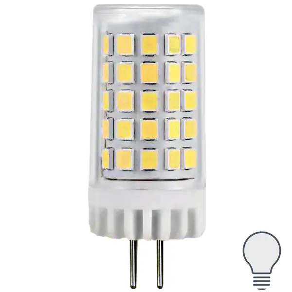 Лампа светодиодная Lexman G4 220-240 В 3 Вт белая 300 лм нейтральный белый свет