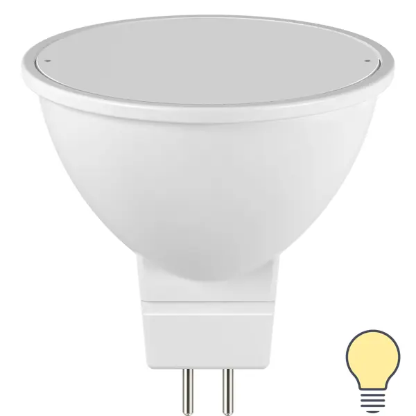 Лампа светодиодная Lexman Clear G5.3 175-250 В 7 Вт прозрачная 700 лм теплый белый свет