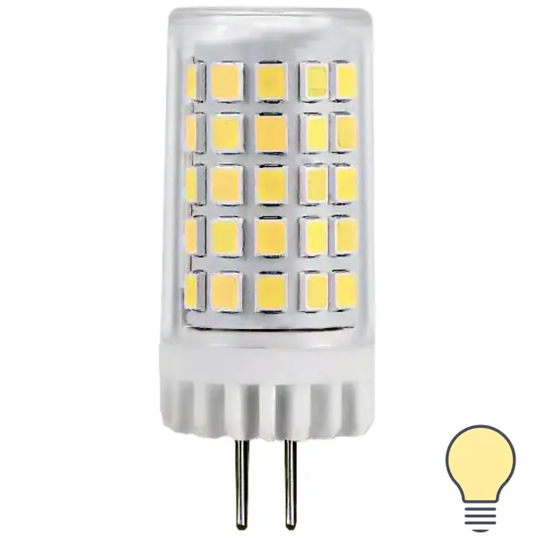 Лампа светодиодная G4 220-240 В 3 Вт прозрачная 300 лм теплый белый свет