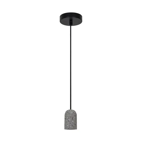 Подвесной светильник Inspire Tezzo E27x1 бетон цвет черный
