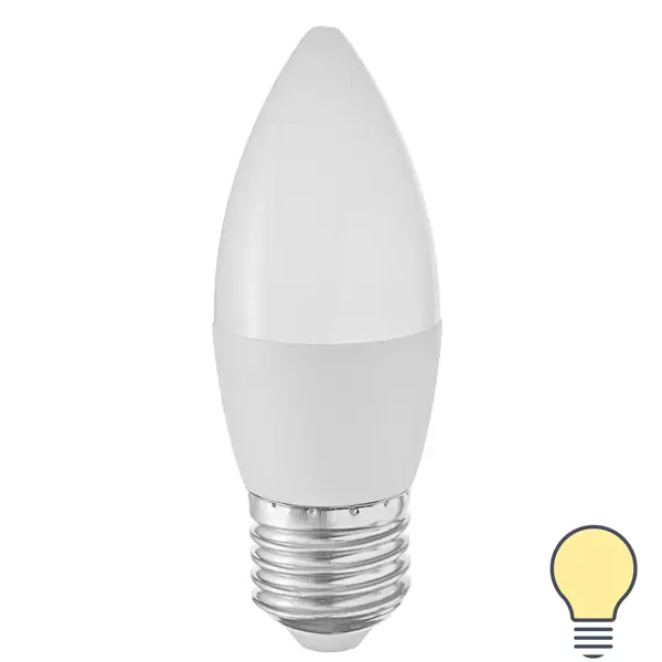 Лампа Volpe Е27 6 Вт DIM матовая 600 Лм теплый свет