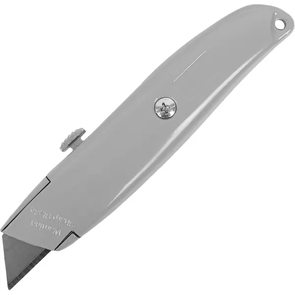 Нож строительный QM-MC2005 металлический корпус трапецивидное лезвие 9 мм