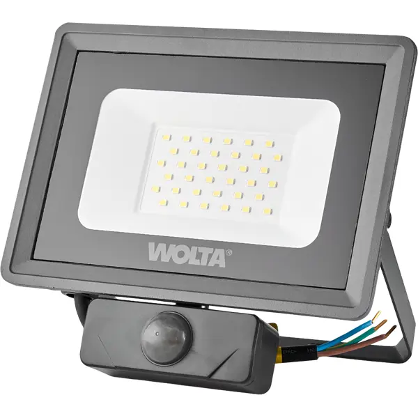 Прожектор Wolta WFL-30W/06S 2700 Лм с датчиком движения