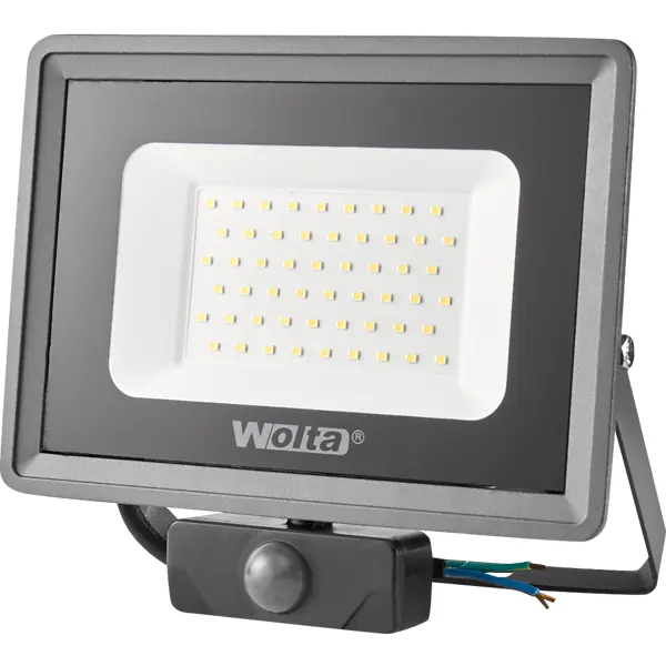 Прожектор Wolta WFL-50W/06S 4500 Лм с датчиком движения