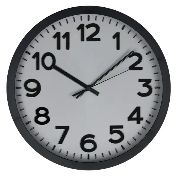 Часы настенные Готика ?30 см цвет серый